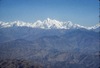 Vue de la chaîne depuis Dhulikhel. 