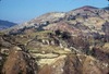 Collines et champs en terrasses face à Dhulikhel.