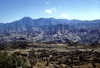 Vue de Pharping depuis la montée sur la colline d'Asura. 