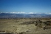 Vue sur le village de Khokana depuis la route de Pharping. 