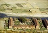 Ferme maraîchère (?) au bord de la Bagmati. 