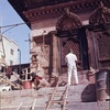 Temple de Shiva-Parvati (aussi appelé Navadurga) en restauration.