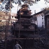 Palais royal de Hanuman Dhoka. Restauration du temple de Nasadyo (Nrityeshwar) dans la cour de Masan chok.