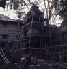 Palais royal de Hanuman Dhoka. Restauration du temple de Nasadyo (Nrityeshwar) dans la cour de Masan chok.