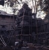 Palais royal de Hanuman Dhoka. Restauration du temple de Nasadyo (Nrityeshwar) dans la cour de Masan chok. 