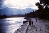 Berges de la rivière Bagmati (Pachali ghat ?) entre Teku et Tripureswor. 