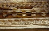 État de dégradation d'un élément décoratif en bois. Palais de Hanuman Dhoka (?) 