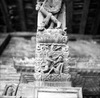 Partie basse d'un aisselier en bois sculpté (Tadhu Che baha ?).