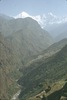 Vallée de l'Ankhu Khola, avec le Ganesh Himal à l'arrière plan 