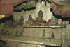 Intérieur d'une gombo (petit monastère tibétain) 