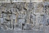 Borobudur > Galerie I > Mur inférieur : Histoire du prince Mandhatara