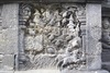 Borobudur > Galerie I > Balustrade supérieure : Histoire de la jeune caille