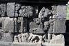 Borobudur > Galerie I > Balustrade supérieure : Histoire de l’éléphant blanc et de sa mère aveugle