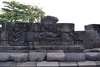 Borobudur > Galerie I > Balustrade supérieure : Histoire du roi des Shibi > l’offrande de son corps aux moustiques