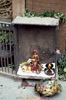 Indra Jatra : installation de la statue d'Indra en bas du mât (1er jour)