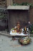 Indra Jatra : installation de la statue d'Indra en bas du mât (1er jour)