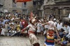 Indra Jatra : Di pyaakhan (troupe de danse originaire de Kilagal)