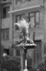 Statue d'Indra dans la rue pendant le Indra Jatra