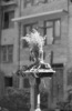 Statue d'Indra dans la rue pendant le Indra Jatra