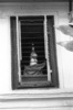 Indra Jatra : exposition de la statue d'un personnage militaire pendant la cérémonie d'érection du mât (1er jour, astrologiquement daté)