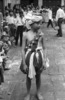 Indra Jatra : enfant jouant le rôle du jhyâlincâ lors de la danse de Majipat lakhe