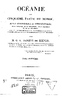 Oceanie ou Cinquième Partie du Monde, tome 2, par Domeny de Rienzi, M.G.L.