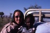 Barbara Glowczewski (Basia) and Jungarrayi by Topsy Nangala, Traveling and camping  with the Menzies family