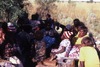 Lucy Nangala and others painting at Yarturluyarturlu; Making a video to protect Yarturluyarturlu