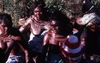 Barbara Gibson and Lady Nakamarra  painted YAWAKIYI (Bush plum); Making a video to protect Yarturluyarturlu