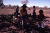 Girls with a goanna, Jarampay, Hunting (wirliniyi), digging for yam & goanna 