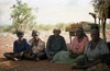 from right: Kajingarra and Pampa Napangardi, Myra Nungarrayi and Biddy Long Nungarrayi