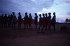 Women dance Jurntu purlapa. Children and adults celebrate the end of School