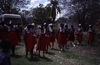 Women are ready for marching. Public performance for NAIDOC