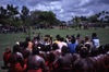 Lajamanu men dance Jurntu purlapa. Public performance for NAIDOC