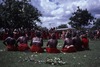 Lajamanu women dance Jurntu purlapa. Public performance for NAIDOC