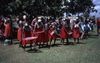 Lajamanu women dance Jurntu purlapa. Public performance for NAIDOC