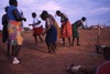 Women dance NGATIJIRRI (budgerigar), Yawulyu for Napaljarri/Nungarrayi