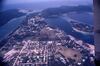 Vue aérienne de Port Vila et région